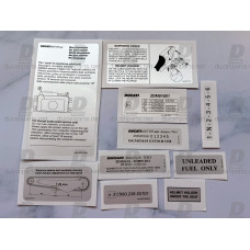 1998 Ducati 916 (EU) Full Set of Frame and Tail Stickers