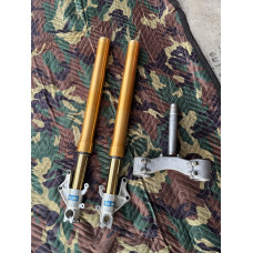 OEM Ducati Ohlins forks FG8850 w/ Lower Clamp for all 748/916/996/998