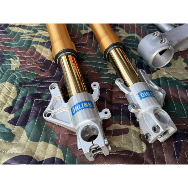 OEM Ducati Ohlins forks FG8850 w/ Lower Clamp for all 748/916/996/998