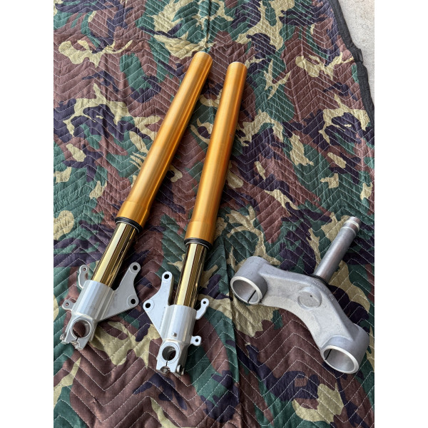 OEM Ducati Ohlins forks FG8850 w/ Lower Clamp for all 748/916/996/998