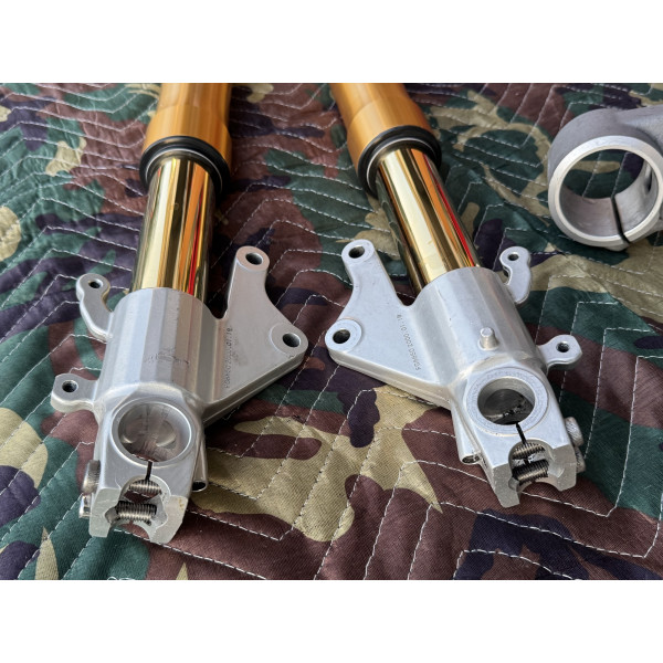 OEM Ducati Ohlins forks FG8850 w/ Lower Clamp for all 748/916/996/998