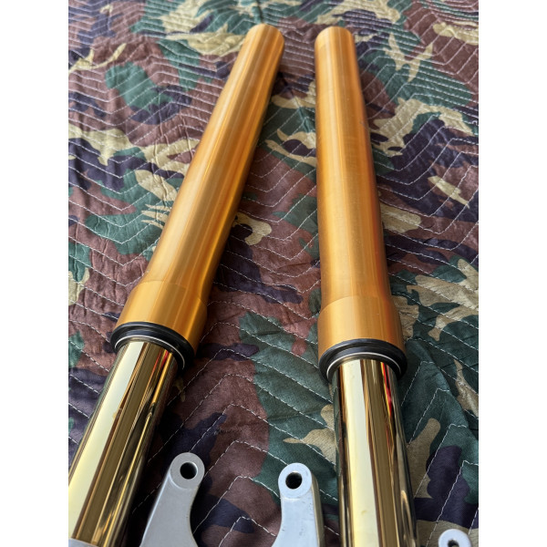 OEM Ducati Ohlins forks FG8850 w/ Lower Clamp for all 748/916/996/998