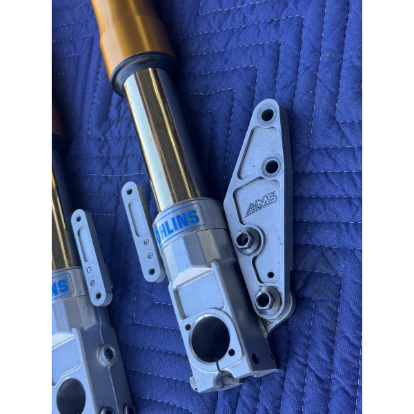 Ohlins forks for Ducati 748/916/996/998 w/ AMS 40mm caliper mounts