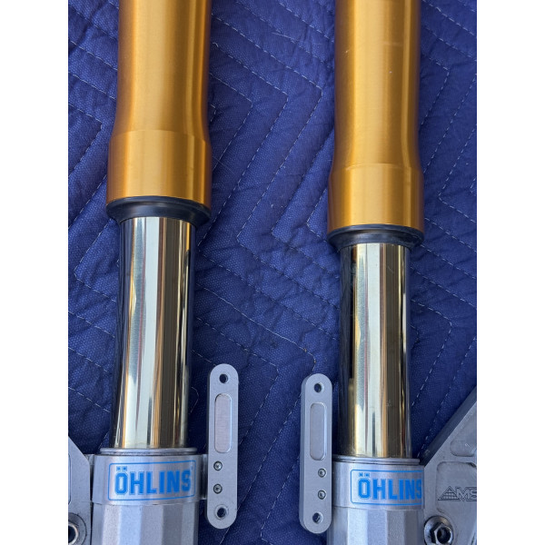 Ohlins forks for Ducati 748/916/996/998 w/ AMS 40mm caliper mounts