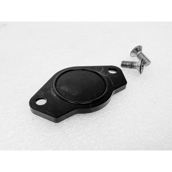 SPEEDYMOTO Ducati Crankcase Inspection Cover Billet Star (Black)