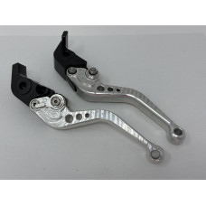 Pazzo Shorty Adjustable Lever Set (Silver) for Brembo Radial Master