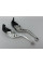 Pazzo Shorty Adjustable Lever Set (Silver) for Brembo Radial Master